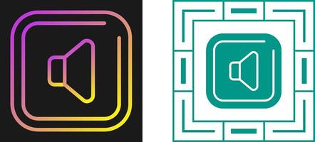 Speaker Square Vector Icon