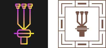 cable terminación equipo vector icono
