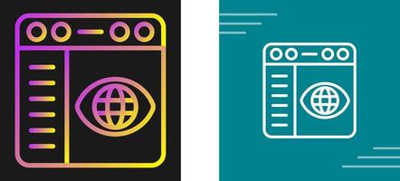 Browser Settings Vector Icon