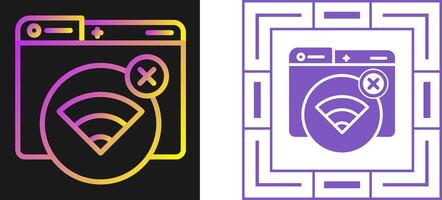 Connection Error Vector Icon