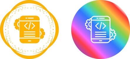 Mobile App Development Vector Icon