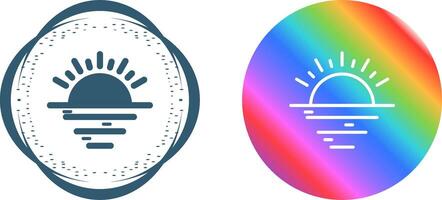 Sunset Vector Icon