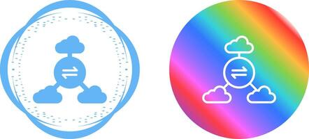 Multi-Cloud Vector Icon