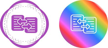 Data Transfer Vector Icon