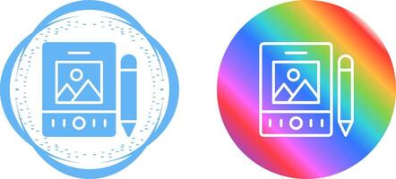 Pen Tablet Vector Icon