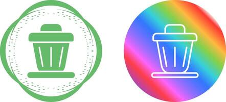 Trash bin Vector Icon