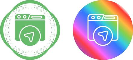 Website Navigation Vector Icon