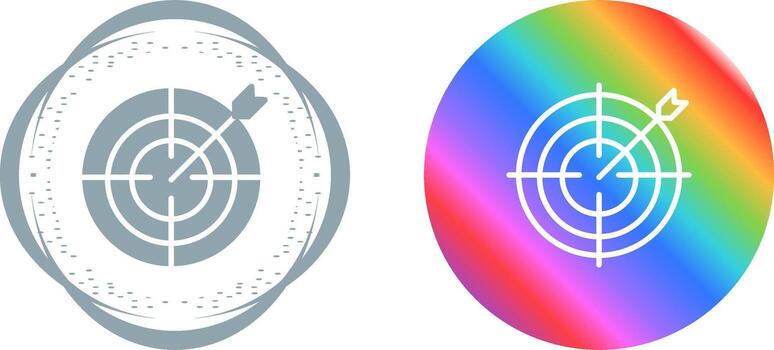 objetivo vector icono