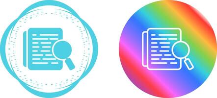 Document Review Vector Icon