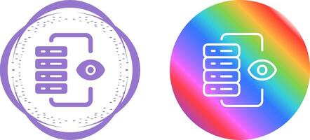 Server Monitoring Vector Icon