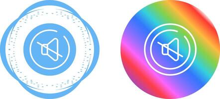 Volume Off Circle Vector Icon