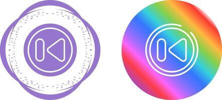 Previous Track Button Vector Icon