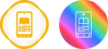 E book Reader Vector Icon