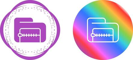 Zip File Vector Icon