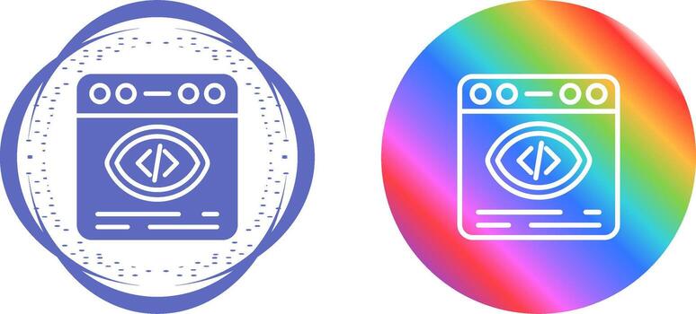 icono de vector de navegador