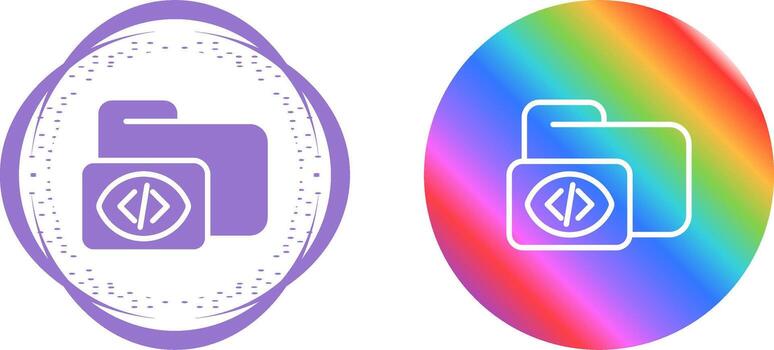 icono de vector de carpeta