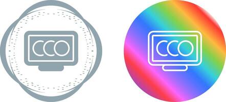 Desktop Computer Vector Icon