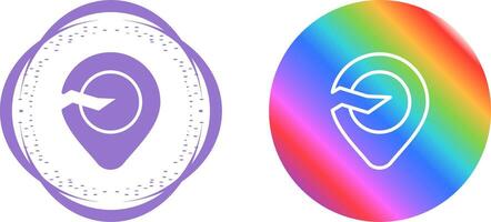 Broken Location Vector Icon