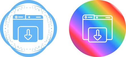 Downloading Vector Icon