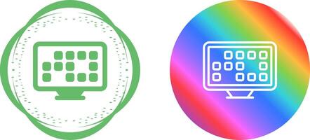 Desktop Vector Icon