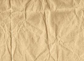 Brown wrinkle recycle paper background photo