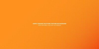 Simple Orange Abstract Horizontal Background With Delicate Halftone Vector Texture