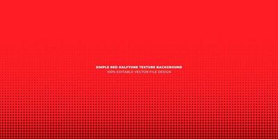 Simple Red Abstract Horizontal Background With Delicate Halftone Vector Texture