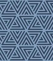 Seamless gray blue pattern of triangles for background vector