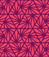 Cute seamless red pattern with lots of triangles vector