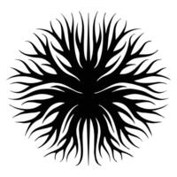 Abstract image of the root system vector