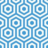 Seamless blue pattern of hexagons. Blue background for packaging vector