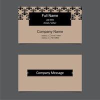 business card vector template