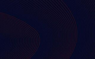 Abstract technology with dynamic wavy lines vector