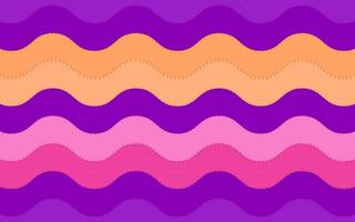 Retro pattern background with vintage 70's style vector