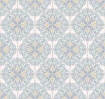 Seamless pattern in Eastern style. Ornate background for design on moroccan backdrop. Ornamental lace pattern for textile, fabric, silk scarf, sari, linen. vector