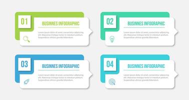 Modern infographic template. Creative circle element design with marketing icons. Business concept with 4 options, steps, sections. vector