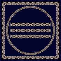 Seemless Set Tiling frame border Element isolated vector