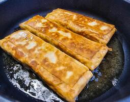 Fresh Salmon filet with herbs and spices photo