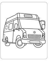 Transport Coloring pages, Vehicle coloring pages, Vehicle illustration vector