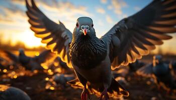 ai generado aves de presa simbolizar espiritualidad y libertad en naturaleza generado por ai foto