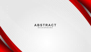 Red white modern abstract background design vector