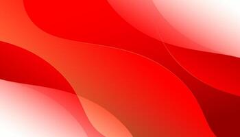 Red stylish wave background for business vector