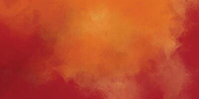 Colorful Grunge Texture. Red Orange Background. Abstract Watercolor Background. Background With Watercolor vector