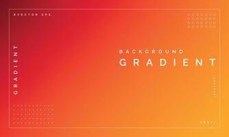 Abstract Gradient Background Template Orange vector