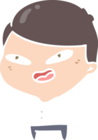 flat color style cartoon happy business man png