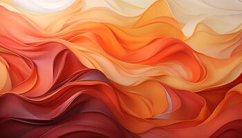 AI generated Abstract backdrop with smooth wave pattern in vibrant colors generated by AI photo