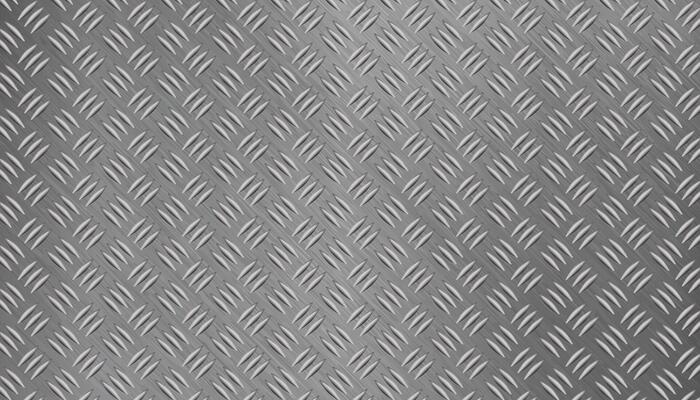 3d realistic vector iluustration. Metal floor. Still thread pattern.