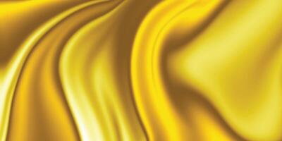 Abstract flowing liquid curve line. Golden metallic. Modern fluid background. Gold background. Beautiful Marbling liquify vector