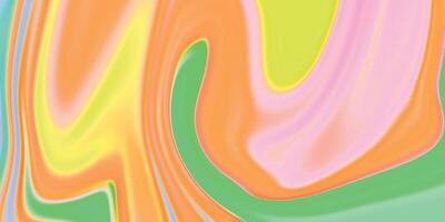 Abstract colorful wave background. Liquid fluid wavy seamless pattern. vector