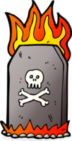 cartoon spooky grave png